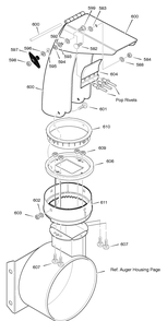 Part Location Diagram of 1501884E701 Briggs and Stratton Chute Assembly And Guard